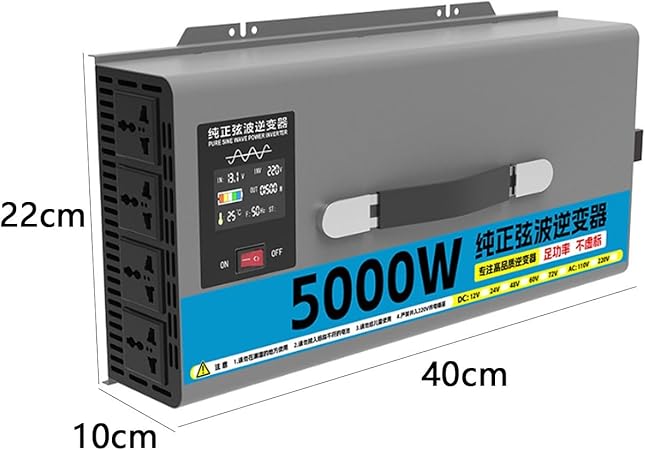 3500W 4000W 5000W Pure Sine Wave Inverter 12V to 220V for Solar Use 2 3500W 4000W 5000W Pure Sine Wave Inverter 12V to 220V for Solar Use - Image 2