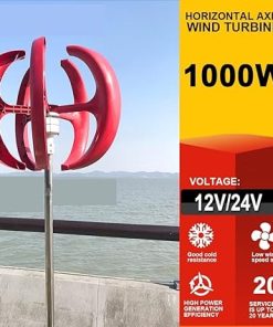 800W Vertical Wind Turbine 12V 24V Generator for Home and RV Use 2