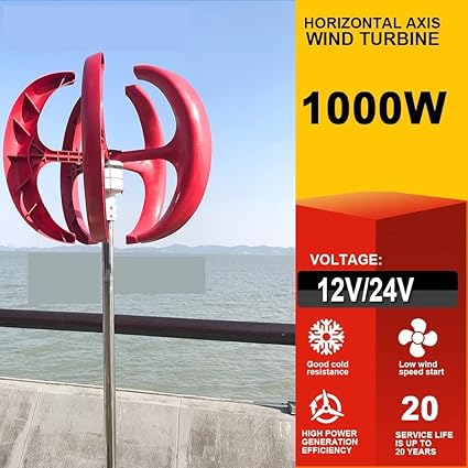 800W Vertical Wind Turbine 12V 24V Generator for Home and RV Use 2 800W Vertical Wind Turbine 12V 24V Generator for Home and RV Use - Image 2