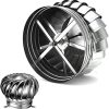 304 Stainless Steel Ventilator Cap for Roof Wind Turbine Exhaust 4