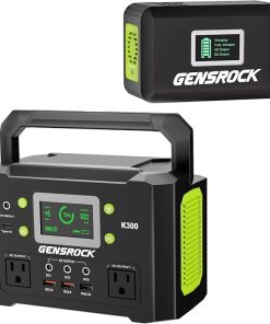 GENSROCK 120W Power Station and 300W CPAP Backup for Camping Emergencies