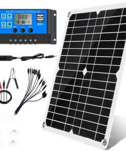 25W Monocrystalline Solar Panel Kit for Off-Grid Power Charging