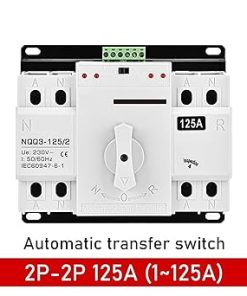 AC230V 400V Dual Power Automatic Transfer Switch 2P 4P 40A 63A 100A 2