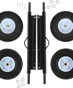 Findmall Replacement Wheel Kit for EU3000is Generator Solid Tyres