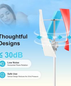 400W 24V Vertical Axis Wind Turbine Generator for Home and Industrial 2