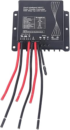Efficient 12V Smart MPPT Solar Controller with LED Driver Features 2 Efficient 12V Smart MPPT Solar Controller with LED Driver Features - Image 2