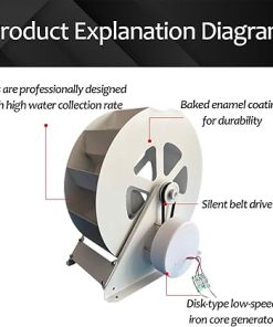 Water Wheel Generator 50W 100W Hydro Turbine Silent Operation 5V-24V 2