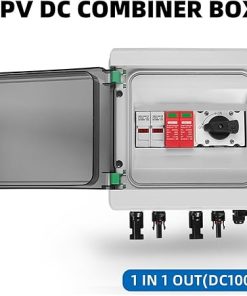 Outdoor IP65 Solar PV Surge Lightning Protection DC Combiner Box 2