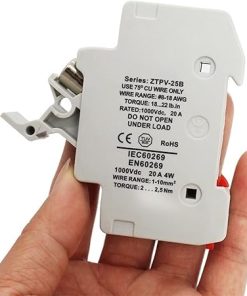 20 Sets Solar PV Fuse Holder 1000VDC 2A to 30A PV Solar Fuse 2