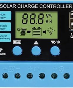 10A to 60A Solar Charge Controller for 12V 24V Battery Systems