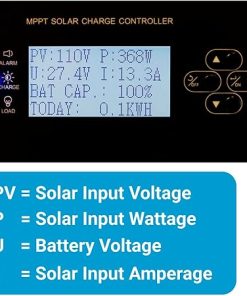 AIMS Power 40A MPPT Solar Charge Controller with Bluetooth Monitor 2