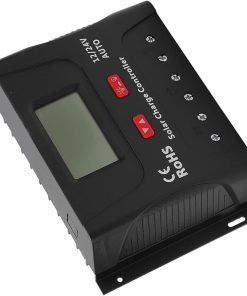 50A Solar Controller PWM 12V 24V Auto Identification LED Display USB Output 2