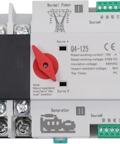 Dual Power Automatic Transfer Switch 110V 100A 2 Pole