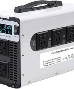 1500W Pure Sine Wave Inverter 12V to 120V AC Converter for Off-Grid 1500W Pure Sine Wave Inverter 12V to 120V AC Converter for Off-Grid