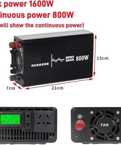Pure Sine Wave Inverter 1600W 2600W for 12V 24V 48V 60V 72V Solar 2