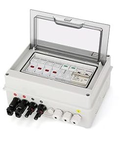 Solar PV Combiner Box with Lightning Protection 2 Input 1 Output 2
