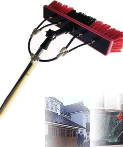 Solar Panel Cleaning Kit with Extended Handle and Water Fed Pole