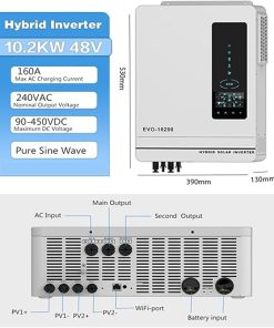 Off Grid 4.2kW Split Phase Hybrid Solar Inverter with Dual MPPT 2