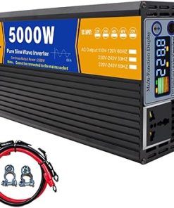 12V 5000W Pure Sine Wave Inverter for Truck Home RV Off Grid Use