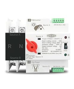 Dual Power Automatic Transfer Switches for PV Inverter 63A 100A 125A 2