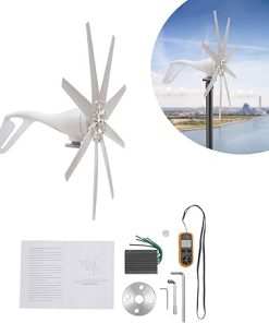 600W 12V Wind Generator Kit with Charge Controller for Home RV Marine