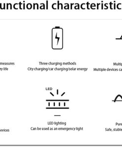 Portable 220V Outdoor Power Supply for Camping and Emergency Use 2
