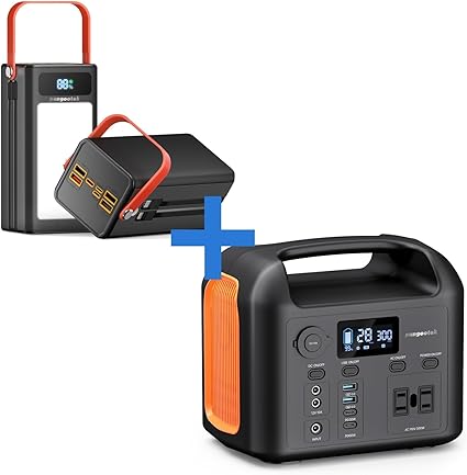 300W Portable Power Station and 99Wh Power Bank for Travel Use 300W Portable Power Station and 99Wh Power Bank for Travel Use