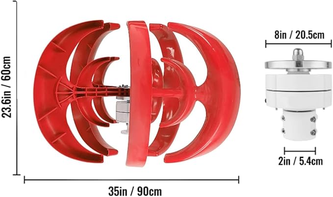 9000W Wind Turbine Kit for Home Farm Use with 5 Blades Generator 2 9000W Wind Turbine Kit for Home Farm Use with 5 Blades Generator - Image 2