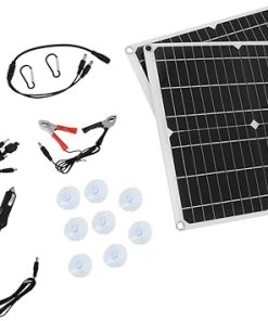 Uonlytech 300W Portable Solar Charger Kit for Outdoor Activities