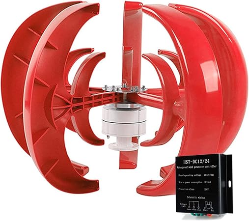 2000W 12V 24V 5-Blade Vertical Axis Wind Turbine Generator Kit 2000W 12V 24V 5-Blade Vertical Axis Wind Turbine Generator Kit