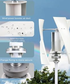 8000W Vertical Wind Turbine Generator Kit for Home Energy Production 2