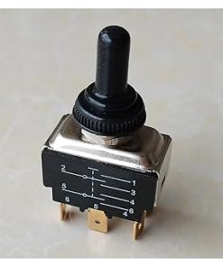 DPDT Toggle Switch Silicone Cover 2HP 20A 125-277V Protection 2