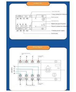 Dual Power Automatic Transfer Switch NH42-63 400A 630A 4P63A 2