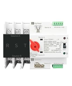 Three-Phase Rail ATS Automatic Transfer Switch Selector 63A 100A 125A