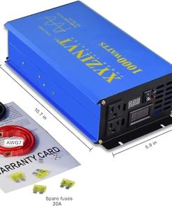 1000W Pure Sine Wave Solar Inverter 24V to 120V Battery Converter 2
