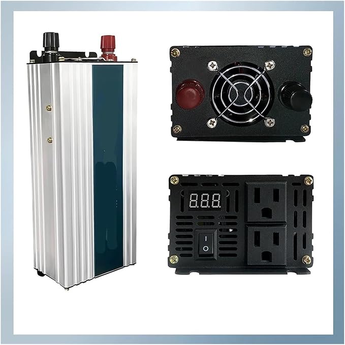 1000W Pure Sine Wave Solar Inverter 24V Battery Power Supply 2 1000W Pure Sine Wave Solar Inverter 24V Battery Power Supply - Image 2