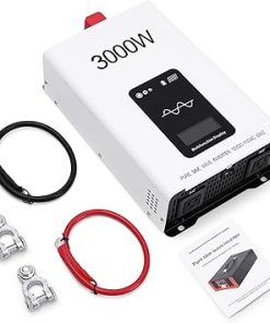 3000W Pure Sine Wave Inverter for Home RVs Trucks Off-Grid Solar