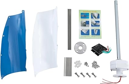 3000W Wind Generator Kit 48V 24V 12V 3 Phase AC for Home Use 2 3000W Wind Generator Kit 48V 24V 12V 3 Phase AC for Home Use - Image 2