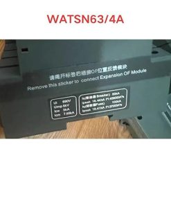 Dual Power Automatic Transfer Switch WATSN63 4A Model Overview 2 Dual Power Automatic Transfer Switch WATSN63 4A Model Overview 2