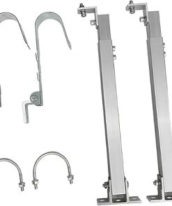 Universal Solar Panel Tilt Mount Brackets for Outdoor Use 2 Hooks