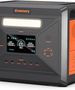 Greenery 2500W Power Station with 4 AC Outlets and Fast Charging