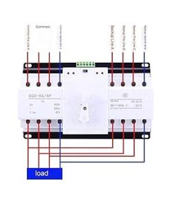 Dual Power Switching Switch 220V Single Phase 63A 40A 4P Switch 2