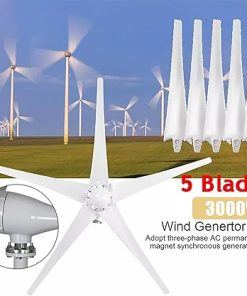 3000W Wind Turbine Generator Kit with MPPT Controller and Solar Panel 2