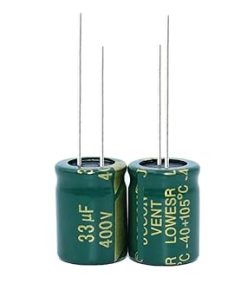 100PCS 33UF 400V Aluminum Electrolytic Capacitor High Frequency 13X17MM 100PCS 33UF 400V Aluminum Electrolytic Capacitor High Frequency 13X17MM