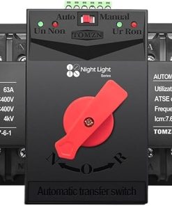 Dual Power Automatic Transfer Switch 125A 220V 50/60Hz 4P 2 Input 2 Output Dual Power Automatic Transfer Switch 125A 220V 50/60Hz 4P 2 Input 2 Output