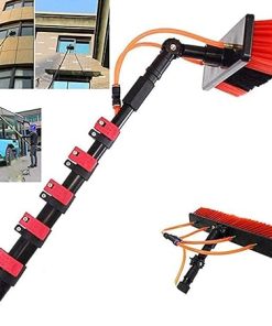 Solar Panel Window Cleaning Kit with Water Fed Pole and Brush Solar Panel Window Cleaning Kit with Water Fed Pole and Brush