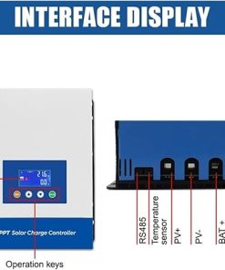 MPPT 80A 100A Solar Charge Controller 12V 24V 36V 48V Auto PV 2