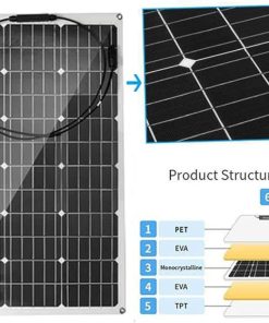 Flexible Solar Panel Kit 18V 800W 1600W for RV and Home Charging 2