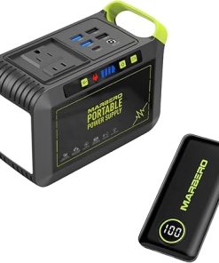 MARBERO 88Wh Portable Power Station Solar Generator for Outdoor Use