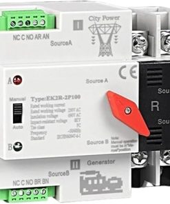 Automatic Transfer Switch 220V 2P 4P Din Rail ATS for Generators